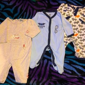 Mcbaby, Lovable Friends, Yoga Sprout button up long sleeved outfits.